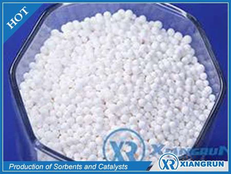 Allumina attivata per essiccazione a gas